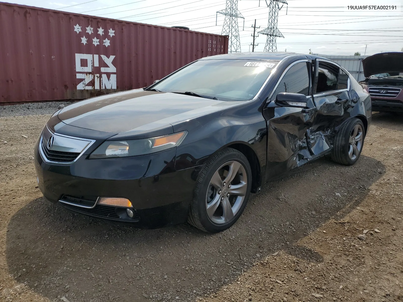 2014 Acura Tl Tech VIN: 19UUA9F57EA002191 Lot: 66674124