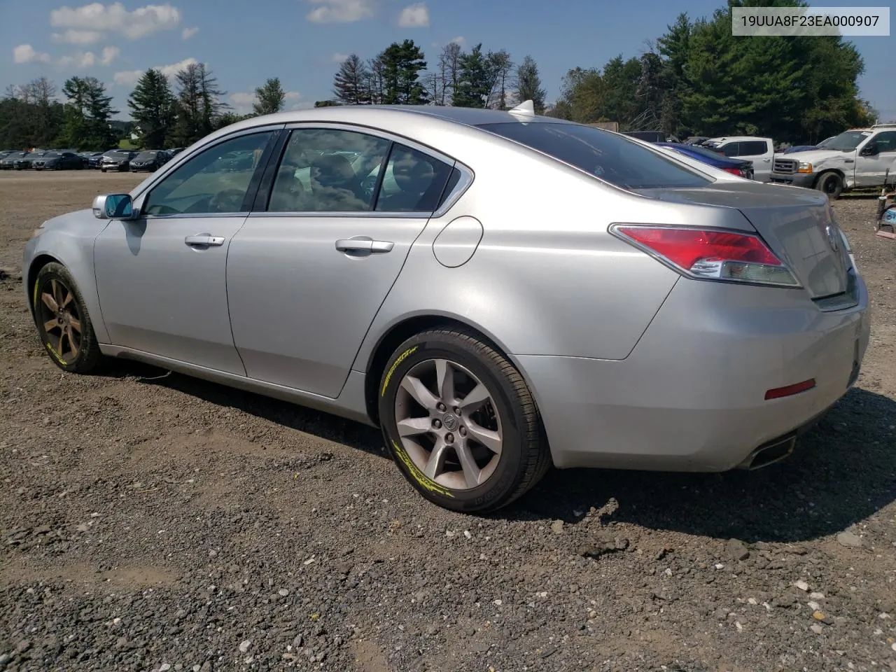 2014 Acura Tl VIN: 19UUA8F23EA000907 Lot: 71008684