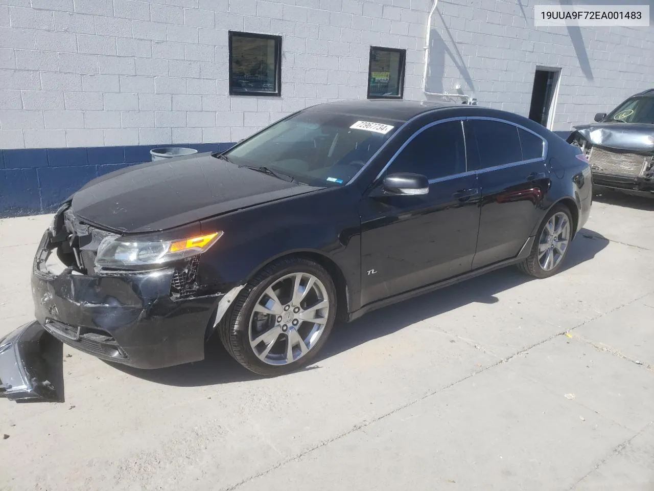 2014 Acura Tl Advance VIN: 19UUA9F72EA001483 Lot: 72967734