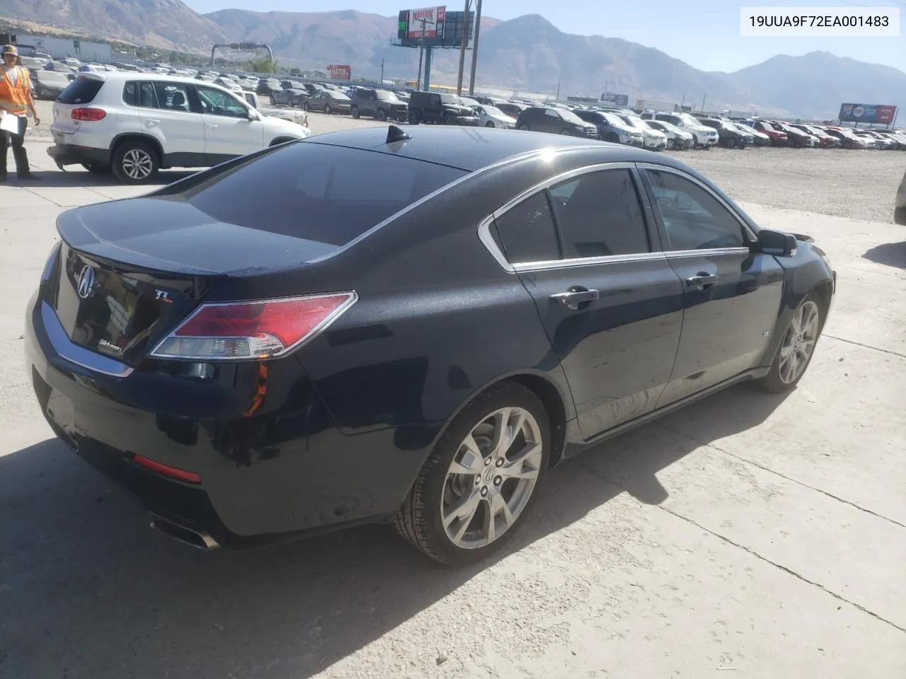 2014 Acura Tl Advance VIN: 19UUA9F72EA001483 Lot: 72967734