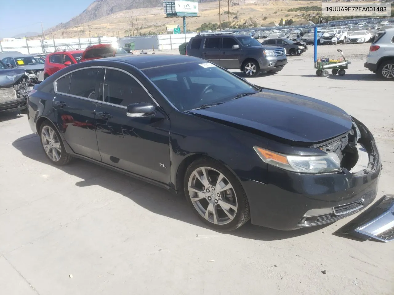 2014 Acura Tl Advance VIN: 19UUA9F72EA001483 Lot: 72967734