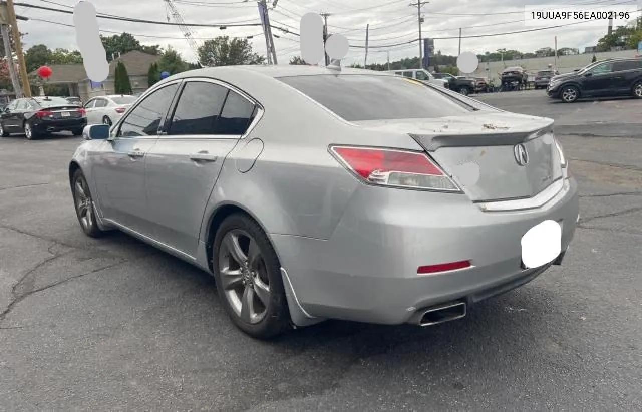 2014 Acura Tl Tech VIN: 19UUA9F56EA002196 Lot: 73391294