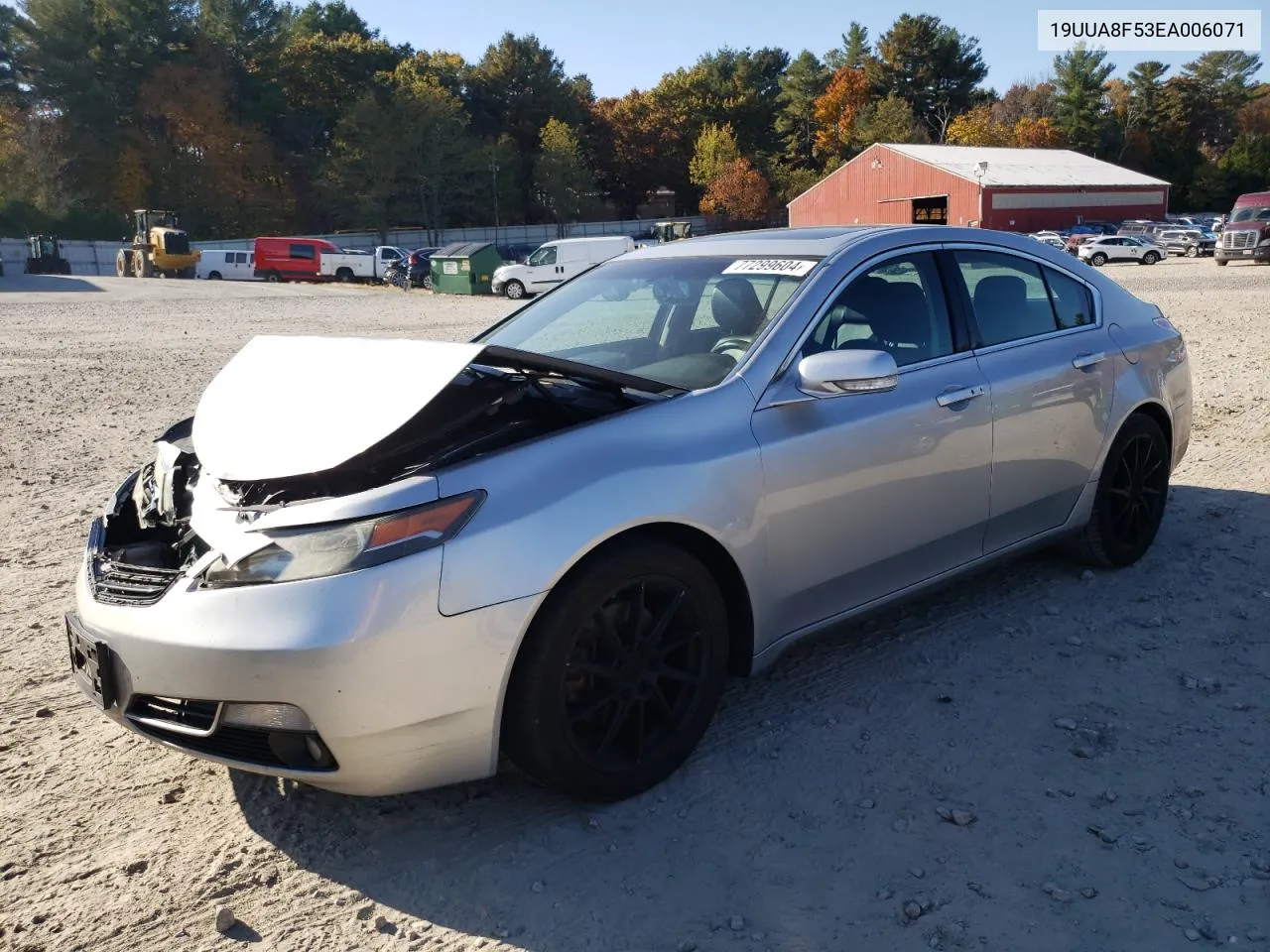 2014 Acura Tl Tech VIN: 19UUA8F53EA006071 Lot: 77299604