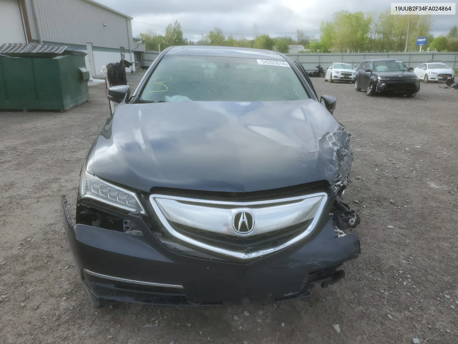 2015 Acura Tlx VIN: 19UUB2F34FA024864 Lot: 54205514