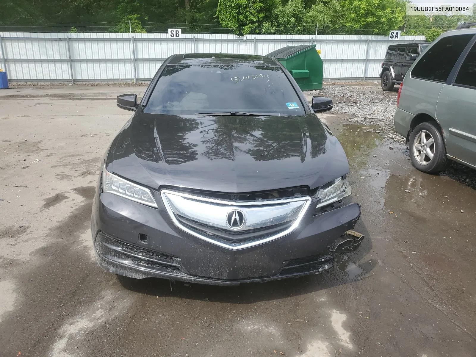 2015 Acura Tlx Tech VIN: 19UUB2F55FA010084 Lot: 56143194