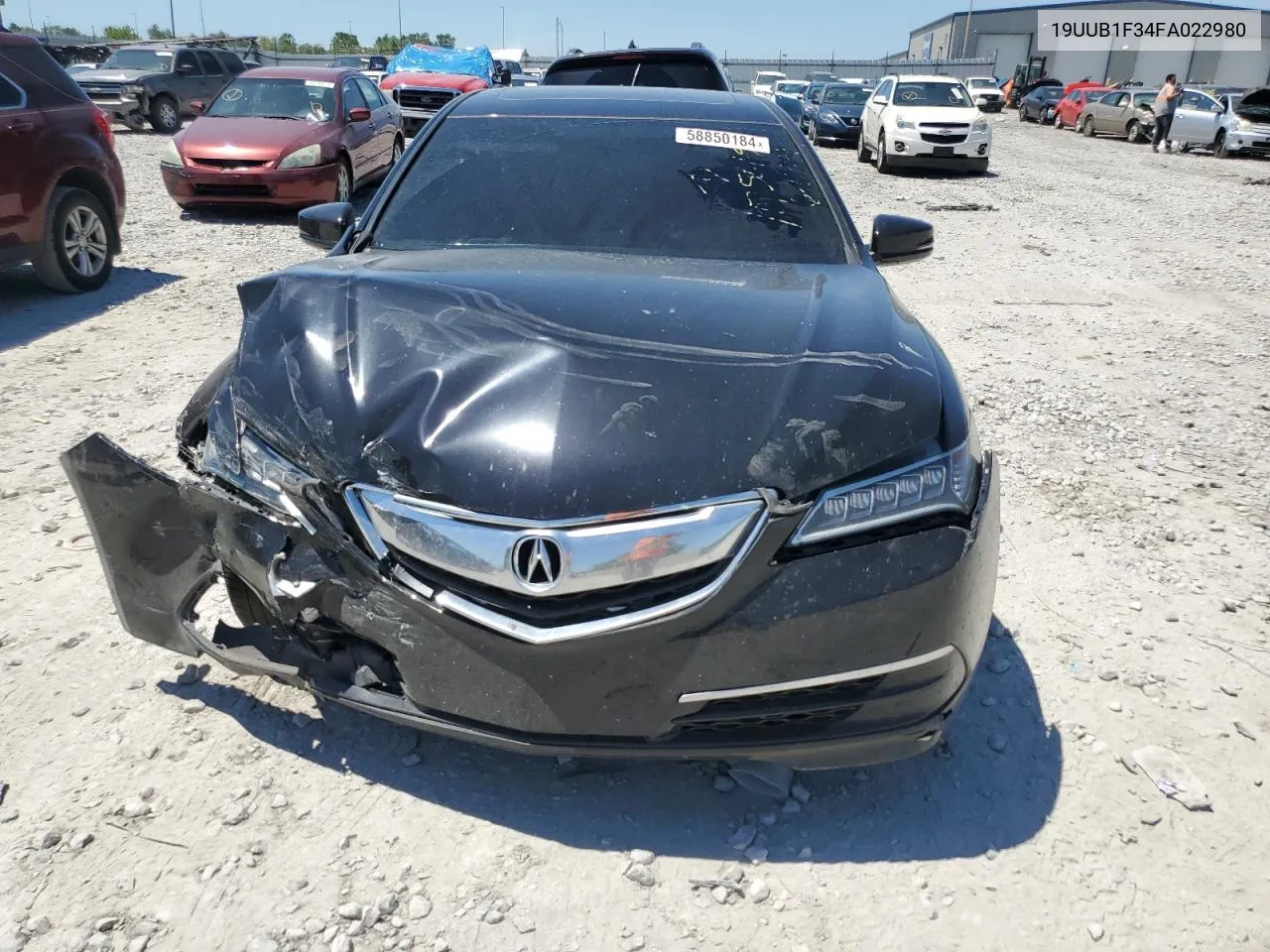 2015 Acura Tlx VIN: 19UUB1F34FA022980 Lot: 58850184