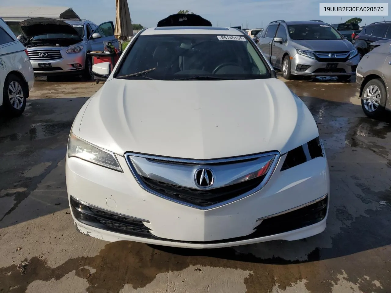 2015 Acura Tlx VIN: 19UUB2F30FA020570 Lot: 59145154