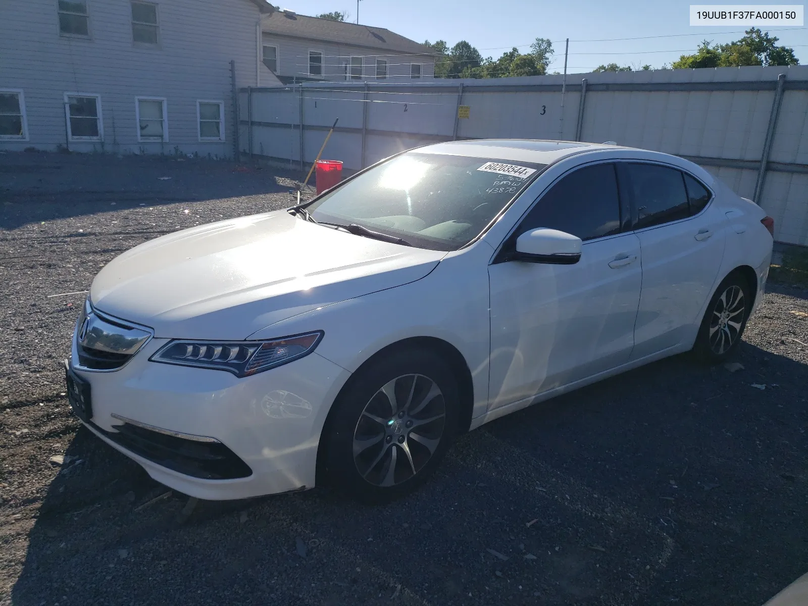 2015 Acura Tlx VIN: 19UUB1F37FA000150 Lot: 60203544