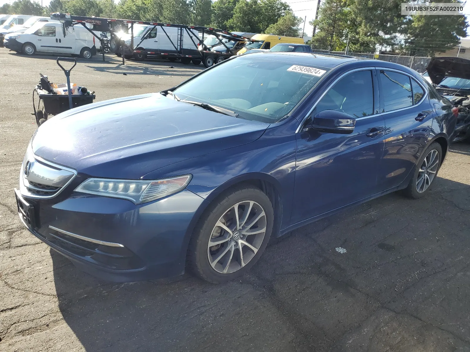 2015 Acura Tlx Tech VIN: 19UUB3F52FA002210 Lot: 62939624