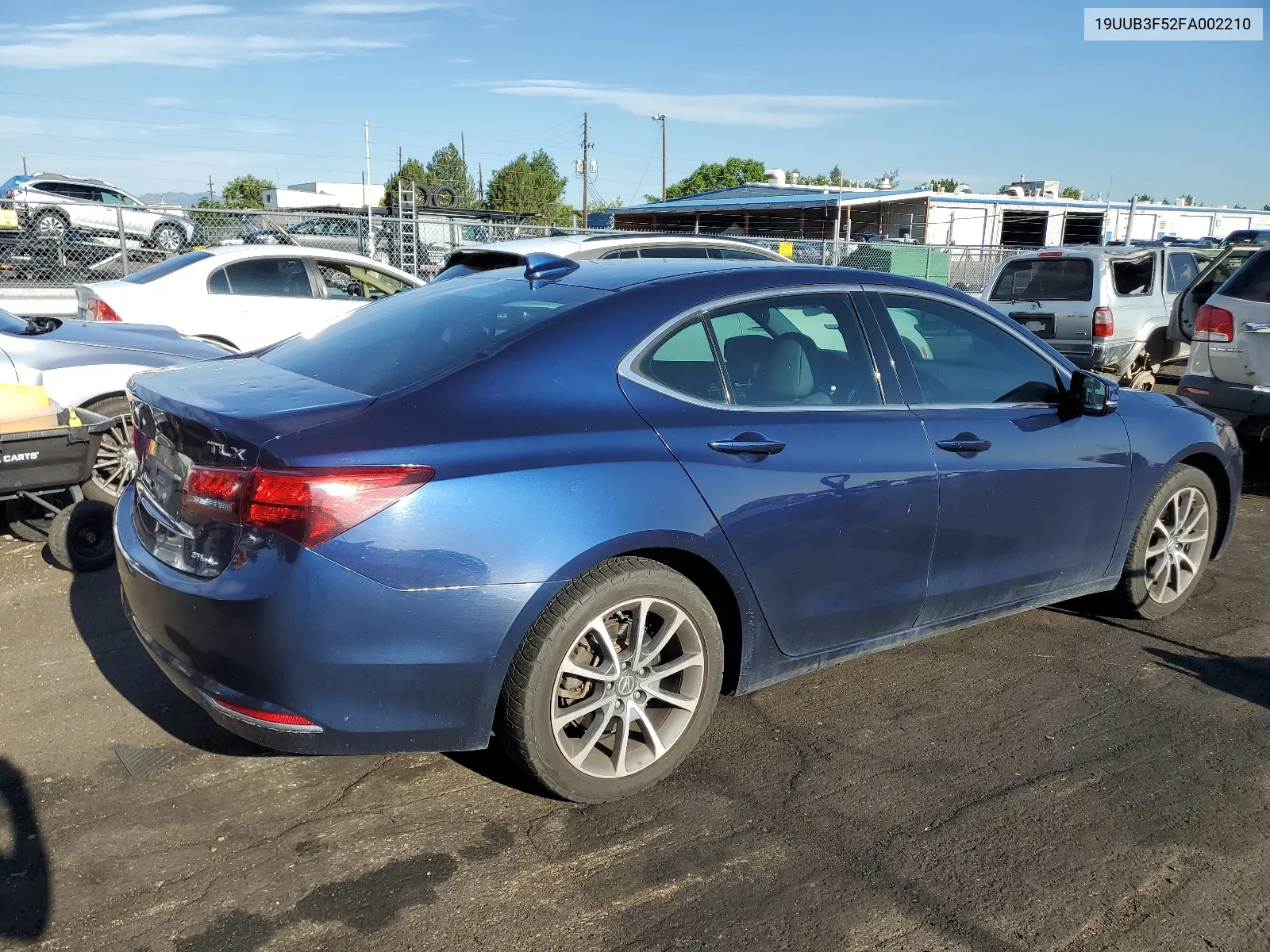 2015 Acura Tlx Tech VIN: 19UUB3F52FA002210 Lot: 62939624