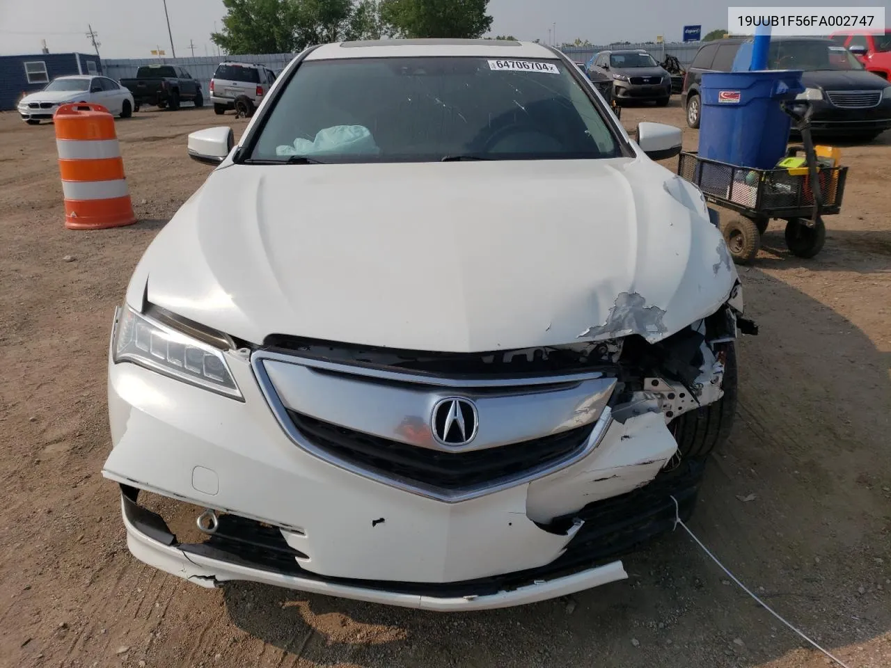 2015 Acura Tlx Tech VIN: 19UUB1F56FA002747 Lot: 64706704