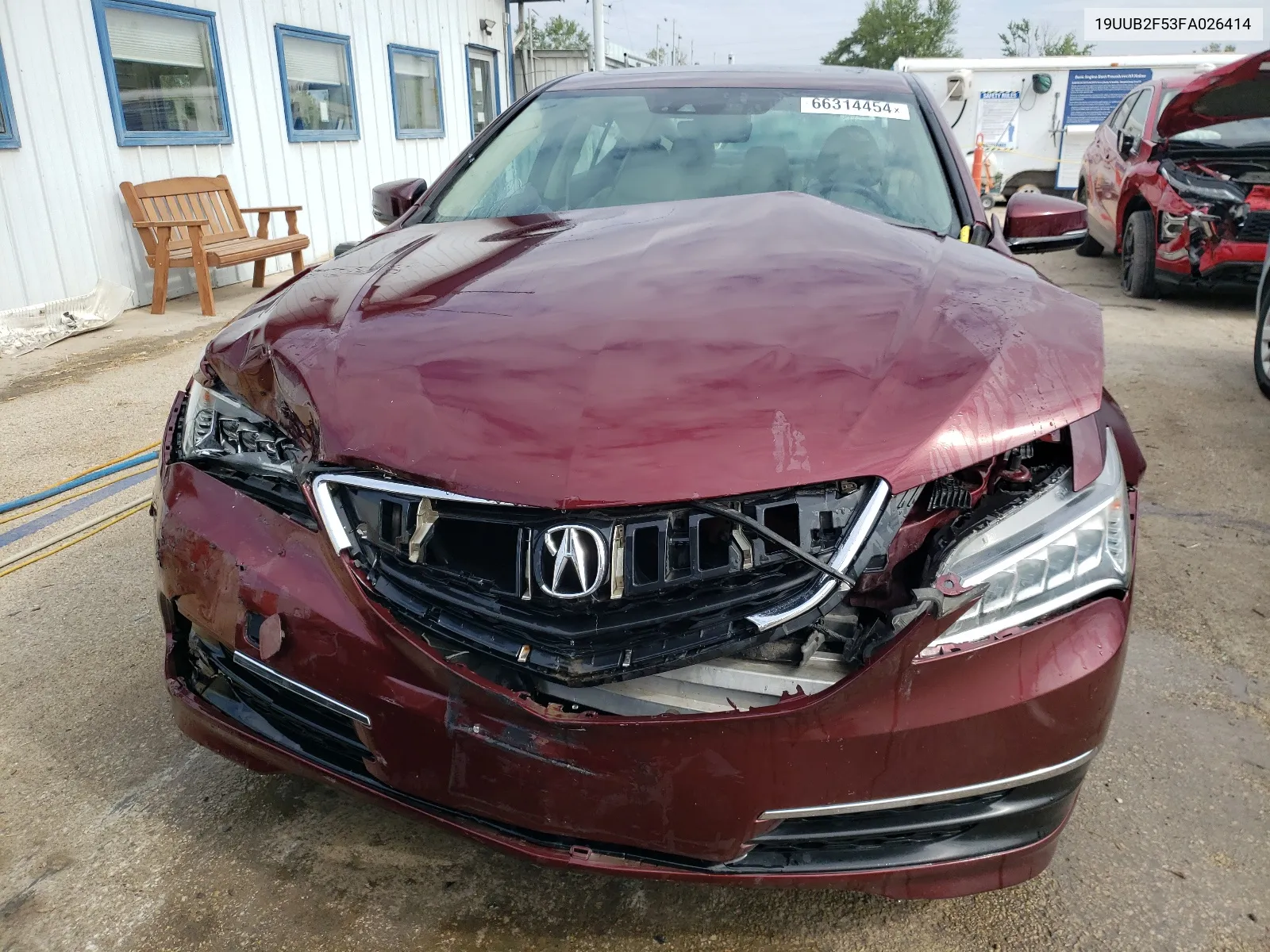 2015 Acura Tlx Tech VIN: 19UUB2F53FA026414 Lot: 66314454