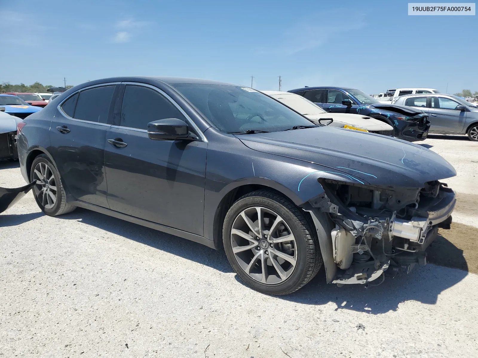 19UUB2F75FA000754 2015 Acura Tlx Advance