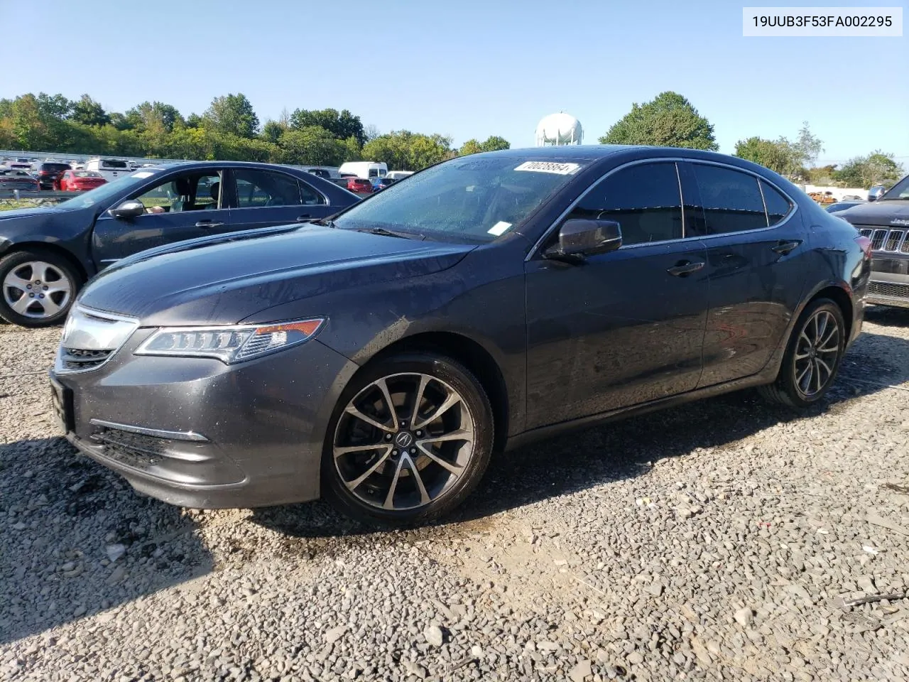 2015 Acura Tlx Tech VIN: 19UUB3F53FA002295 Lot: 70028864