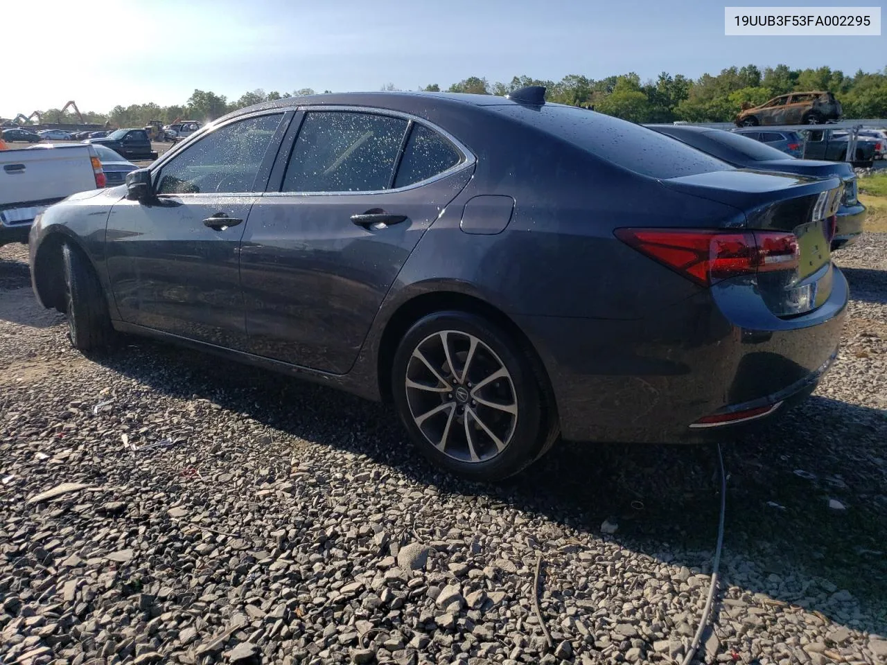 2015 Acura Tlx Tech VIN: 19UUB3F53FA002295 Lot: 70028864