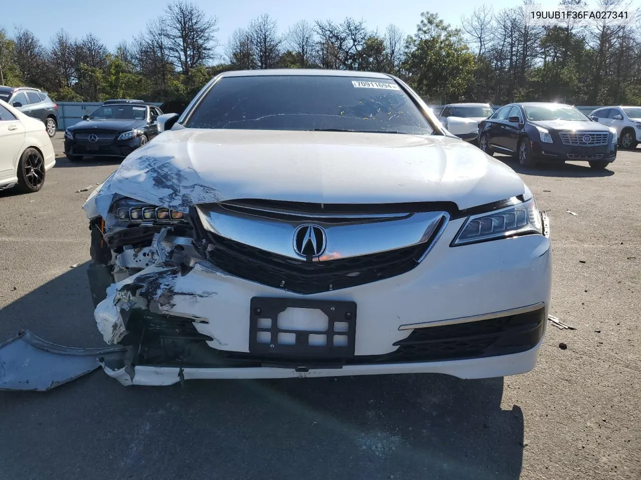 2015 Acura Tlx VIN: 19UUB1F36FA027341 Lot: 70911694