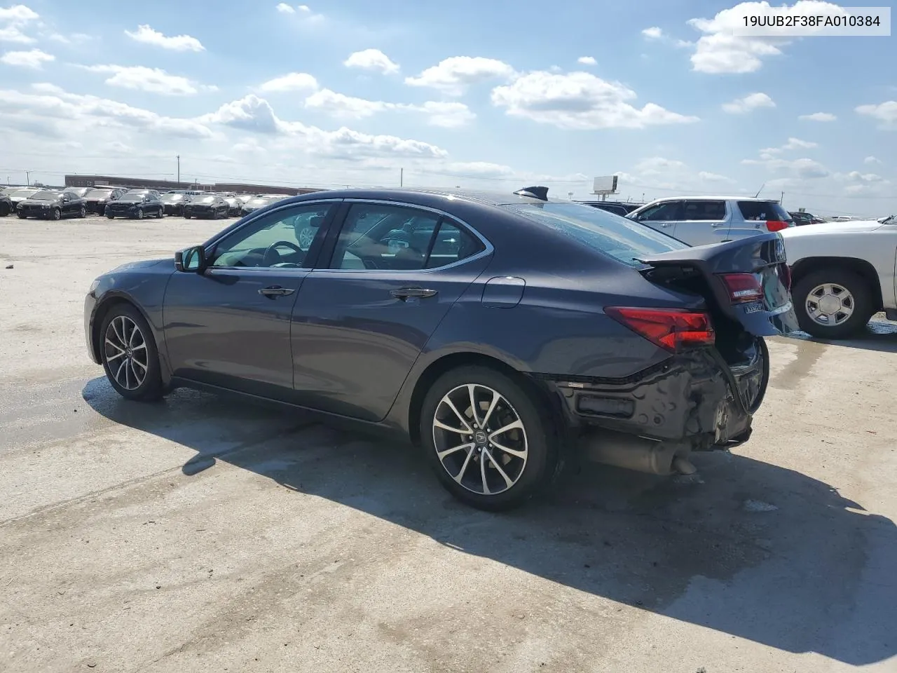 2015 Acura Tlx VIN: 19UUB2F38FA010384 Lot: 71384294