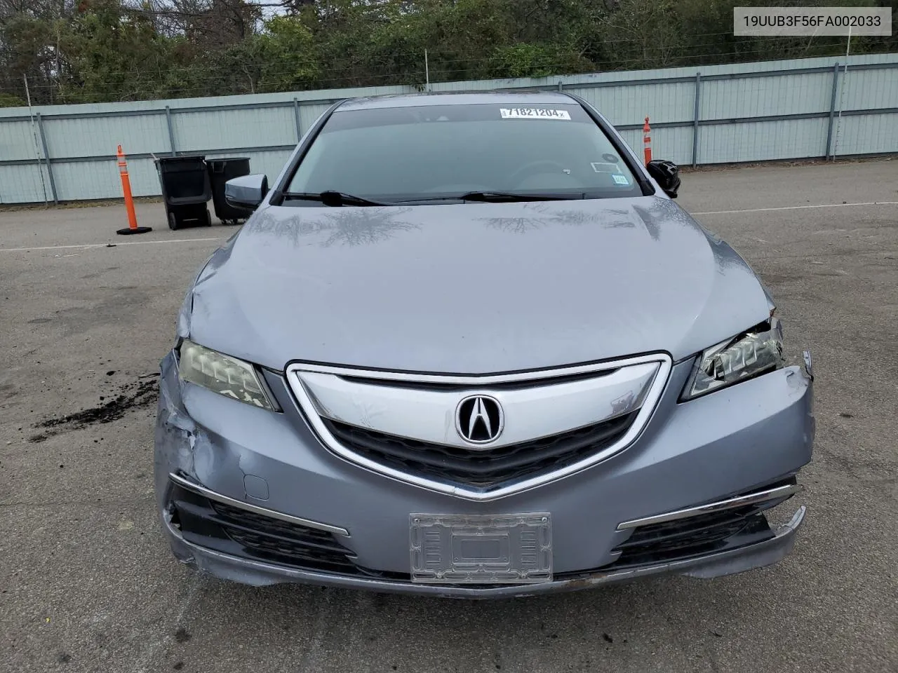 2015 Acura Tlx Tech VIN: 19UUB3F56FA002033 Lot: 71821204