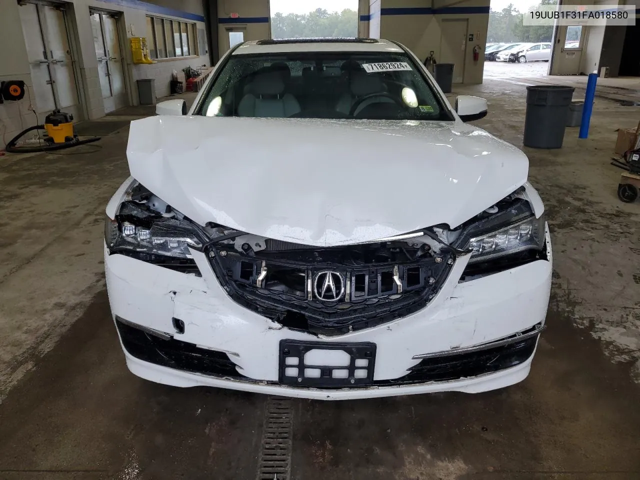 2015 Acura Tlx VIN: 19UUB1F31FA018580 Lot: 71862924