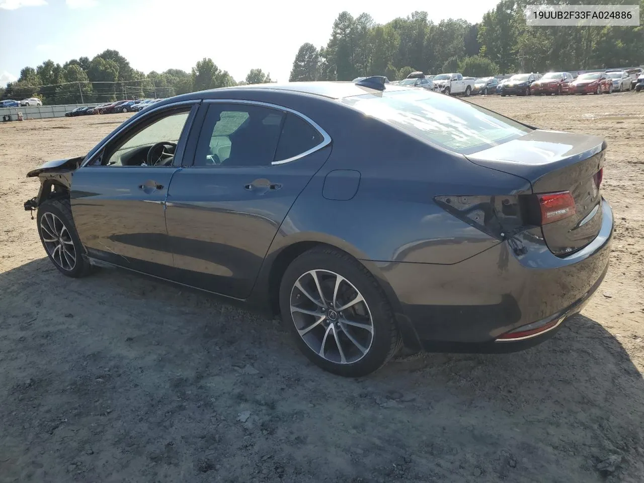 2015 Acura Tlx VIN: 19UUB2F33FA024886 Lot: 72079574