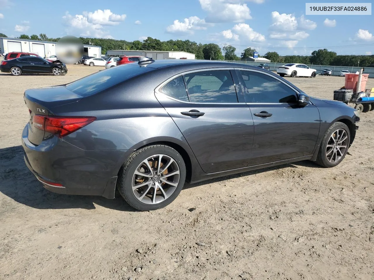 2015 Acura Tlx VIN: 19UUB2F33FA024886 Lot: 72079574