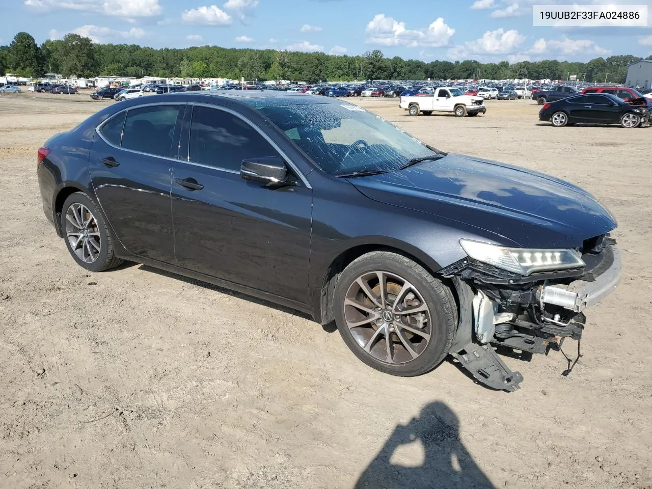 2015 Acura Tlx VIN: 19UUB2F33FA024886 Lot: 72079574