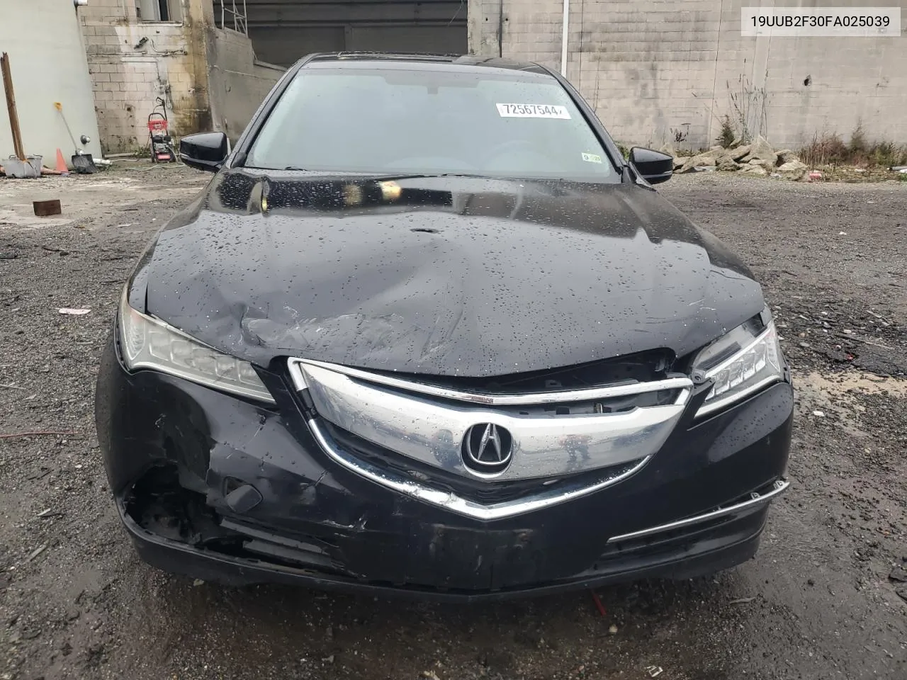 2015 Acura Tlx VIN: 19UUB2F30FA025039 Lot: 72567544