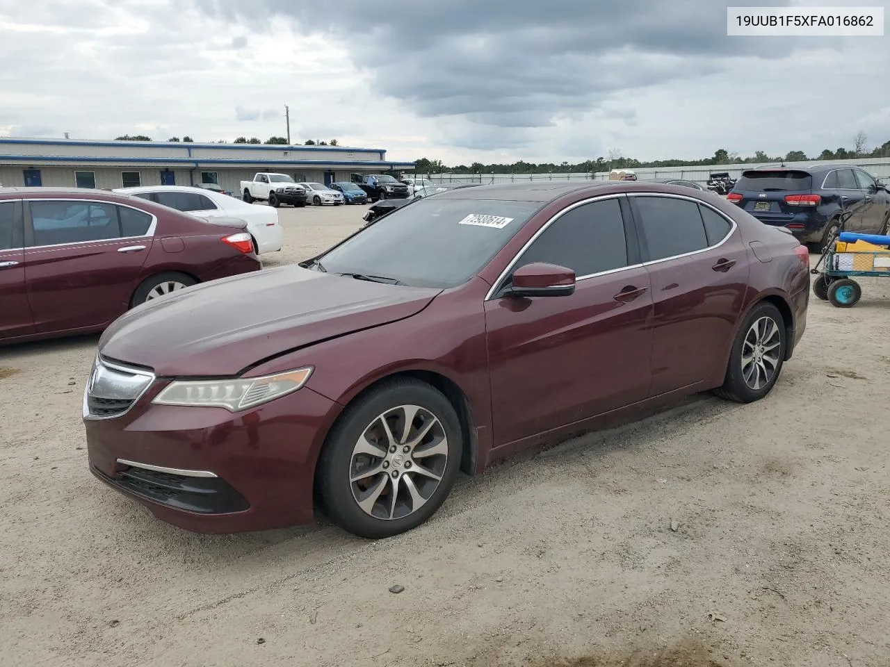 2015 Acura Tlx Tech VIN: 19UUB1F5XFA016862 Lot: 72930614