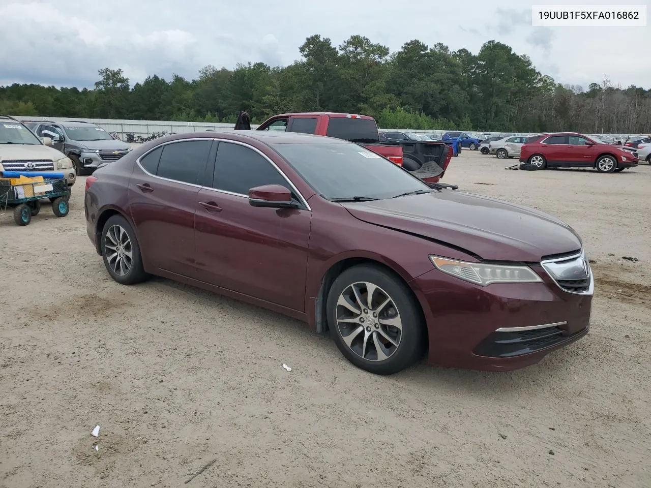 2015 Acura Tlx Tech VIN: 19UUB1F5XFA016862 Lot: 72930614