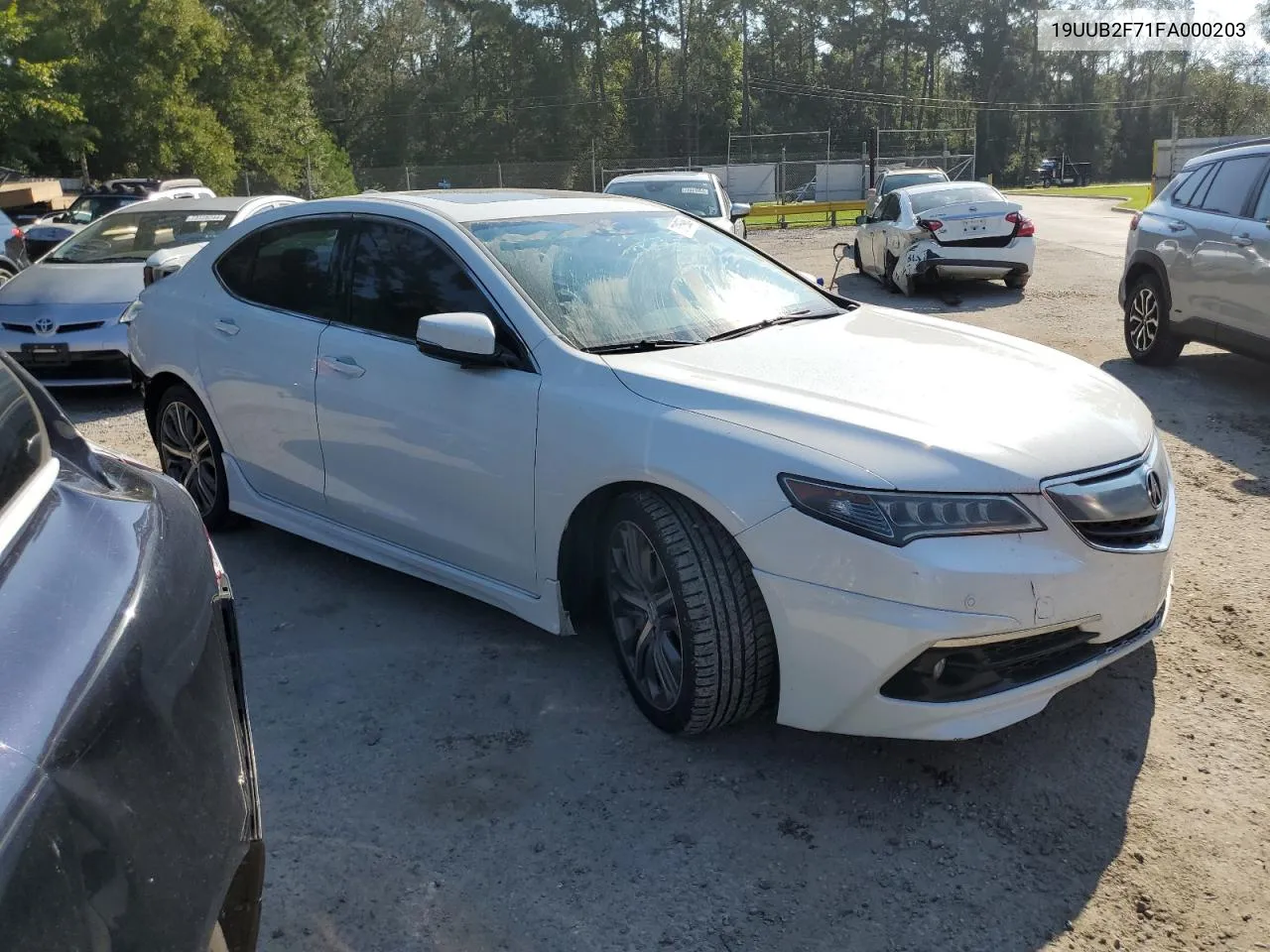 2015 Acura Tlx Advance VIN: 19UUB2F71FA000203 Lot: 73159084