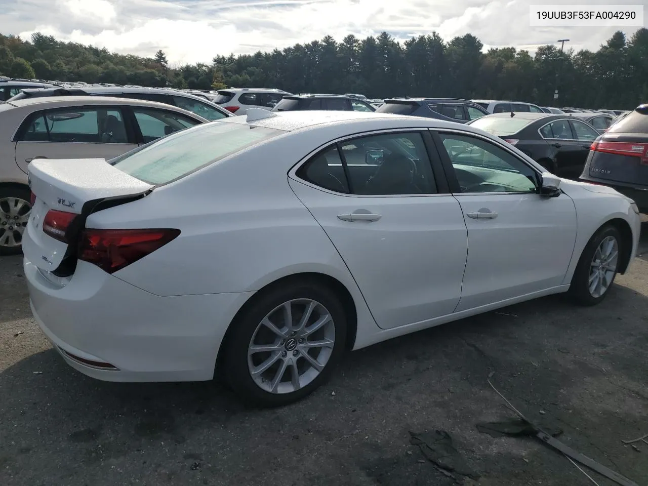 2015 Acura Tlx Tech VIN: 19UUB3F53FA004290 Lot: 73340174