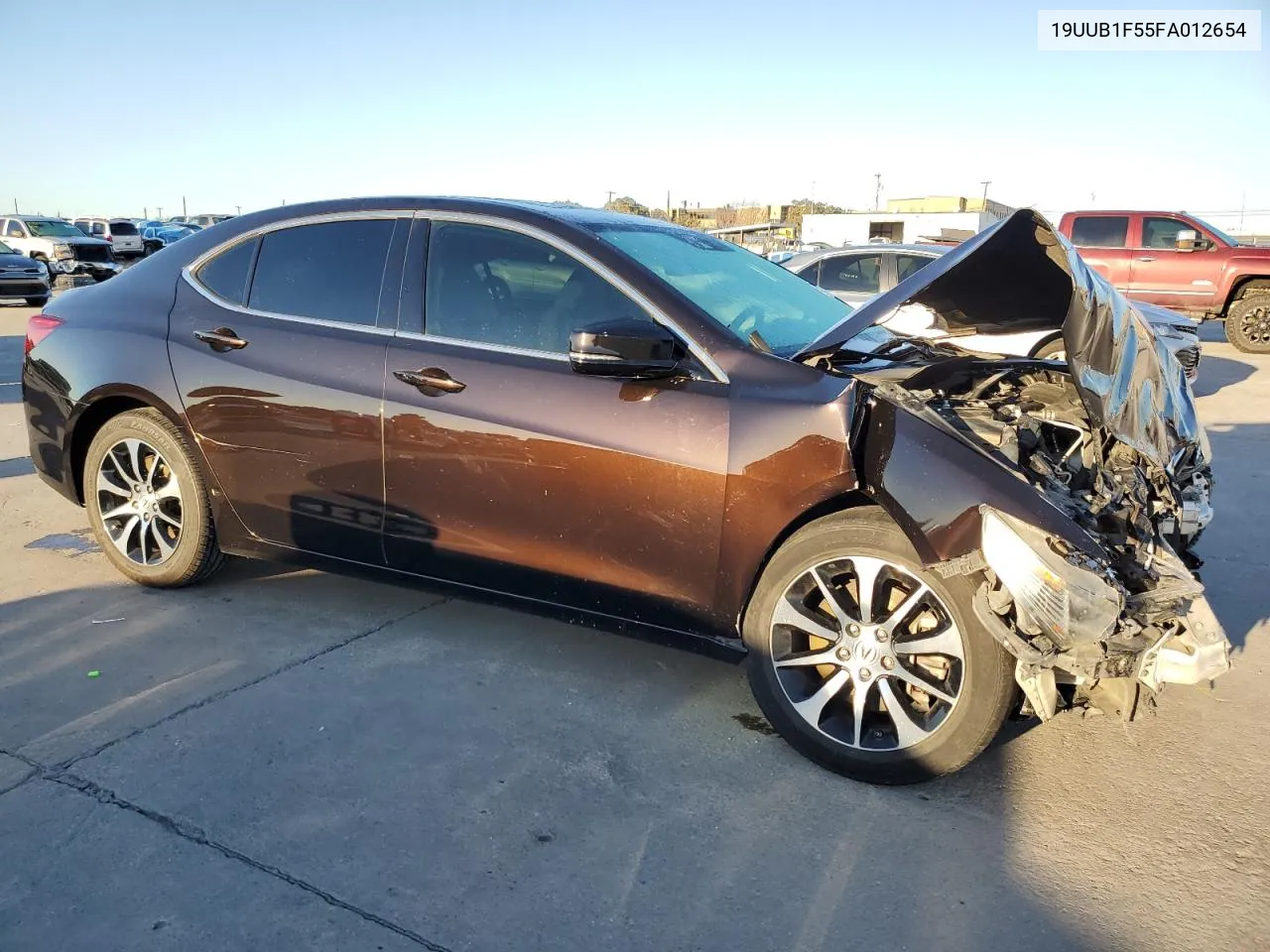 2015 Acura Tlx Tech VIN: 19UUB1F55FA012654 Lot: 73569074