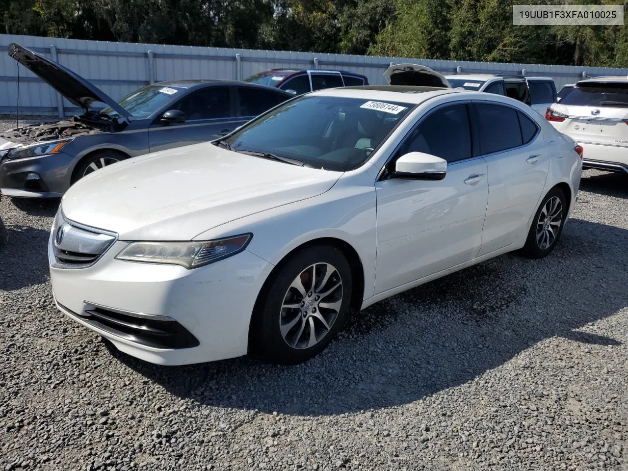 2015 Acura Tlx VIN: 19UUB1F3XFA010025 Lot: 73806144