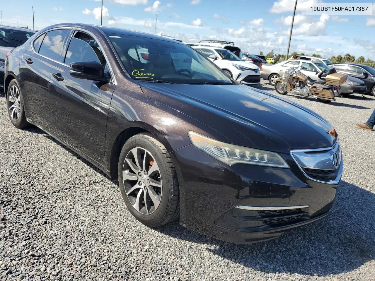 2015 Acura Tlx Tech VIN: 19UUB1F50FA017387 Lot: 73874364