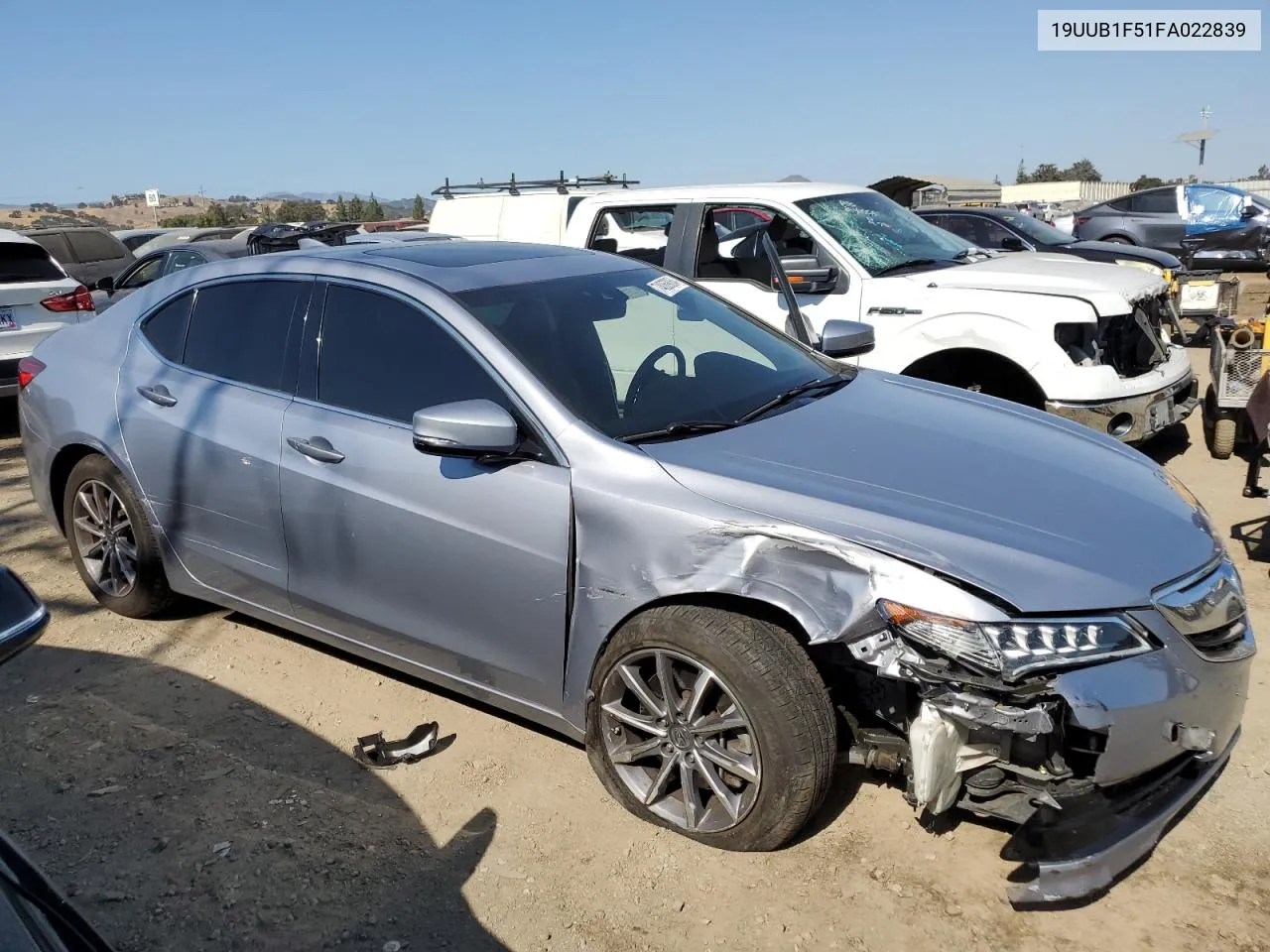 2015 Acura Tlx Tech VIN: 19UUB1F51FA022839 Lot: 74069064