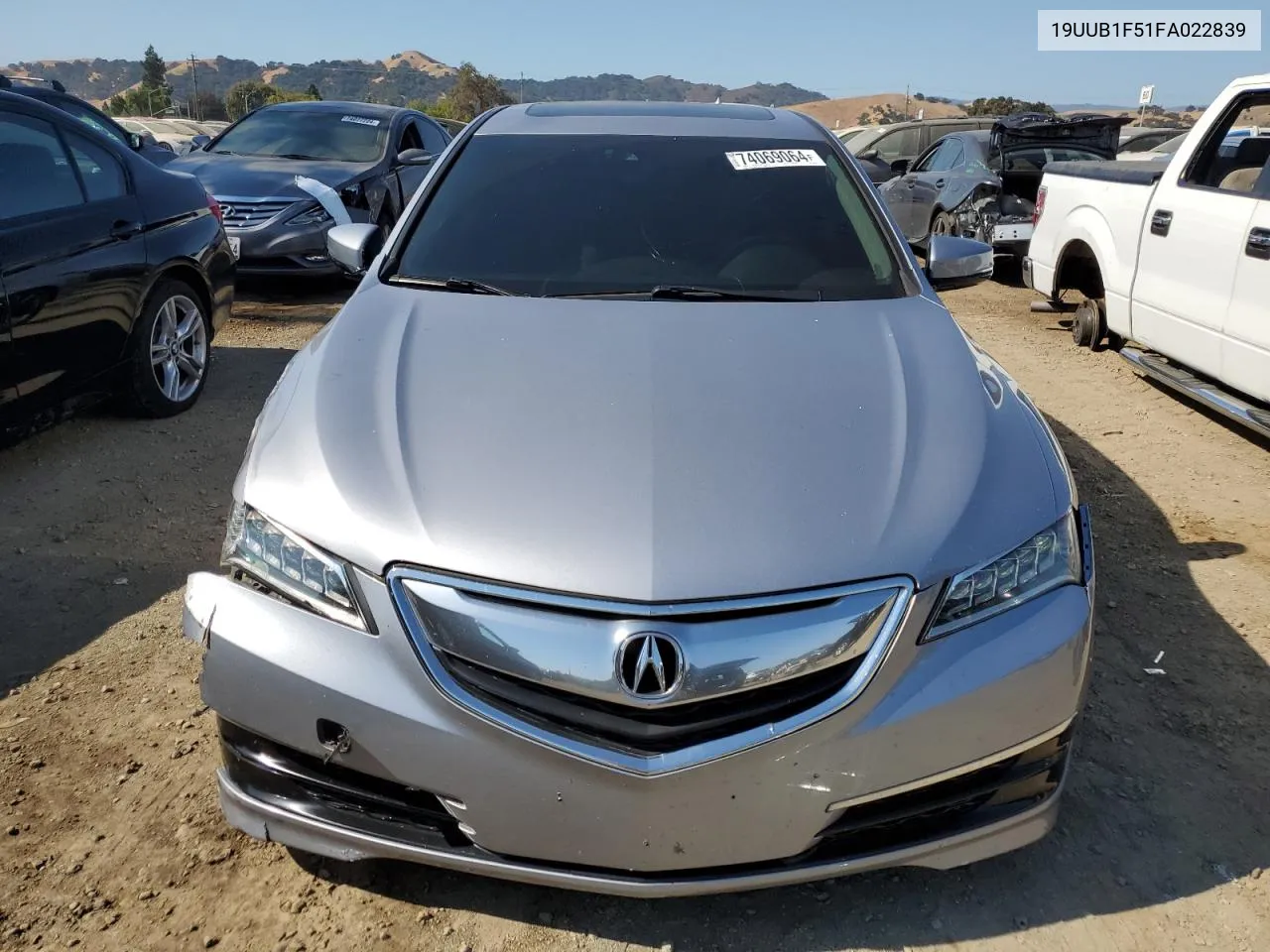 2015 Acura Tlx Tech VIN: 19UUB1F51FA022839 Lot: 74069064