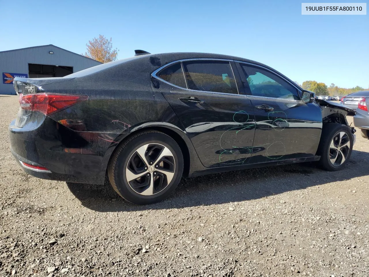 2015 Acura Tlx Tech VIN: 19UUB1F55FA800110 Lot: 74392014