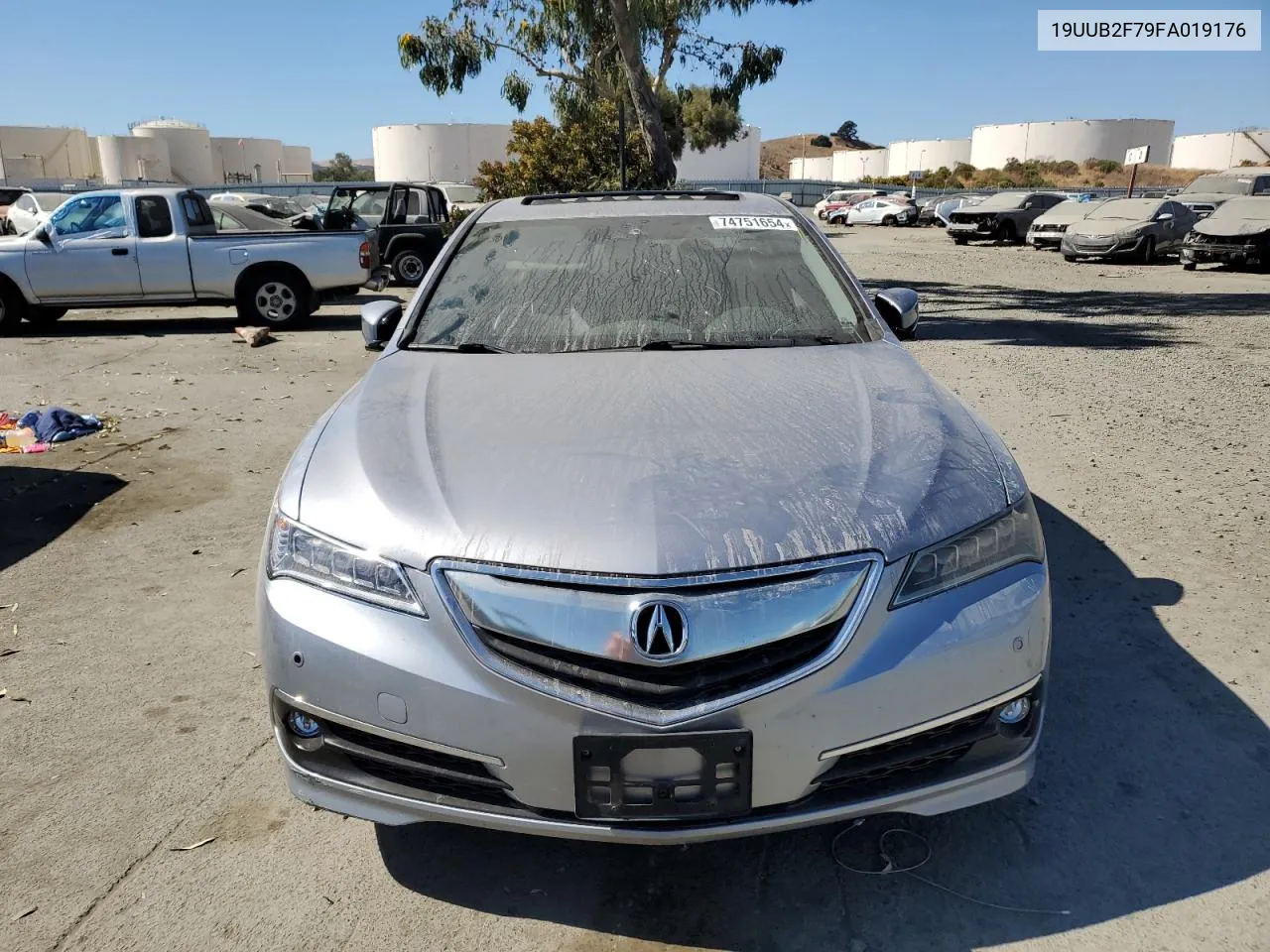 2015 Acura Tlx Advance VIN: 19UUB2F79FA019176 Lot: 74751654