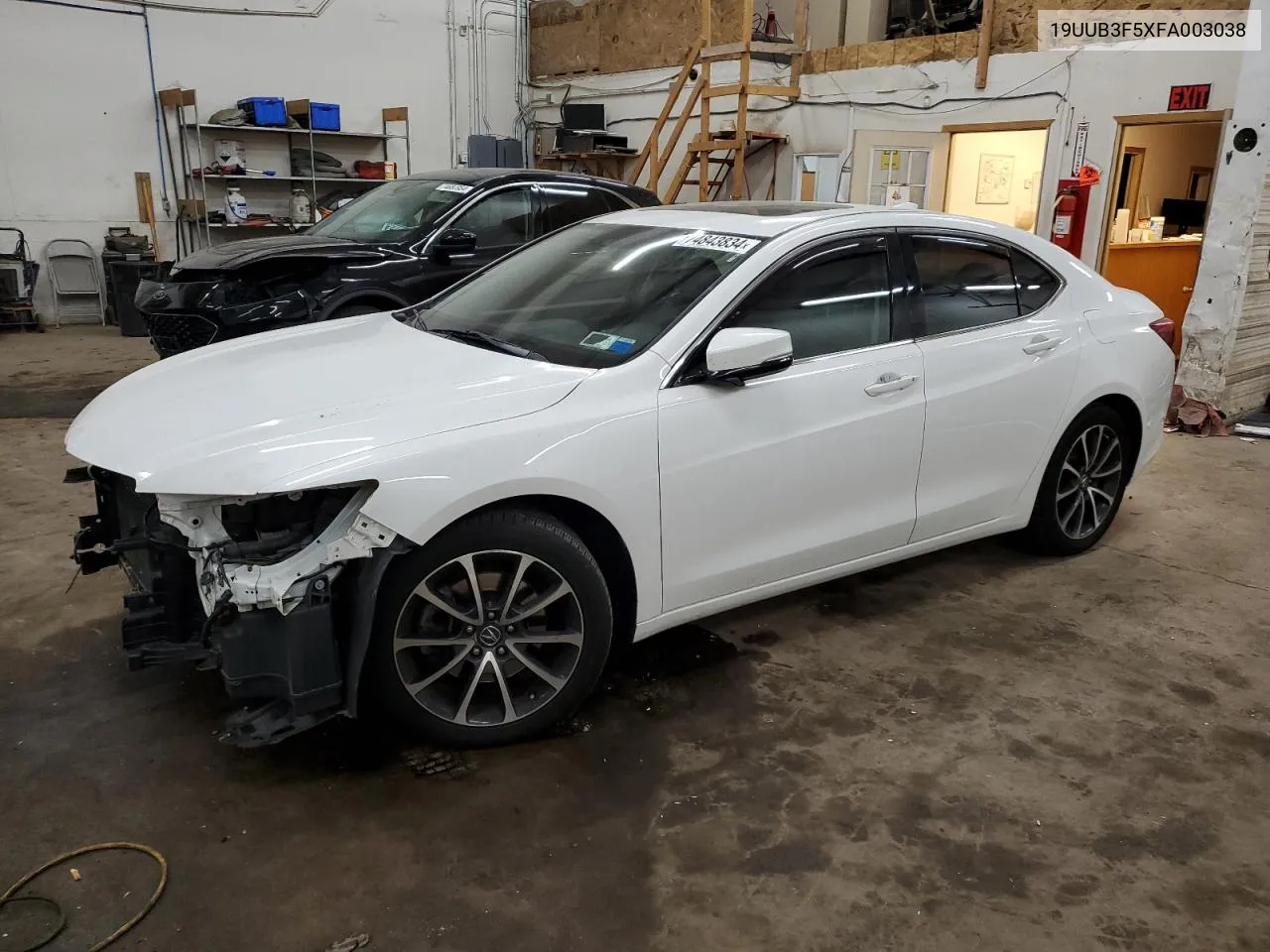 2015 Acura Tlx Tech VIN: 19UUB3F5XFA003038 Lot: 74843834