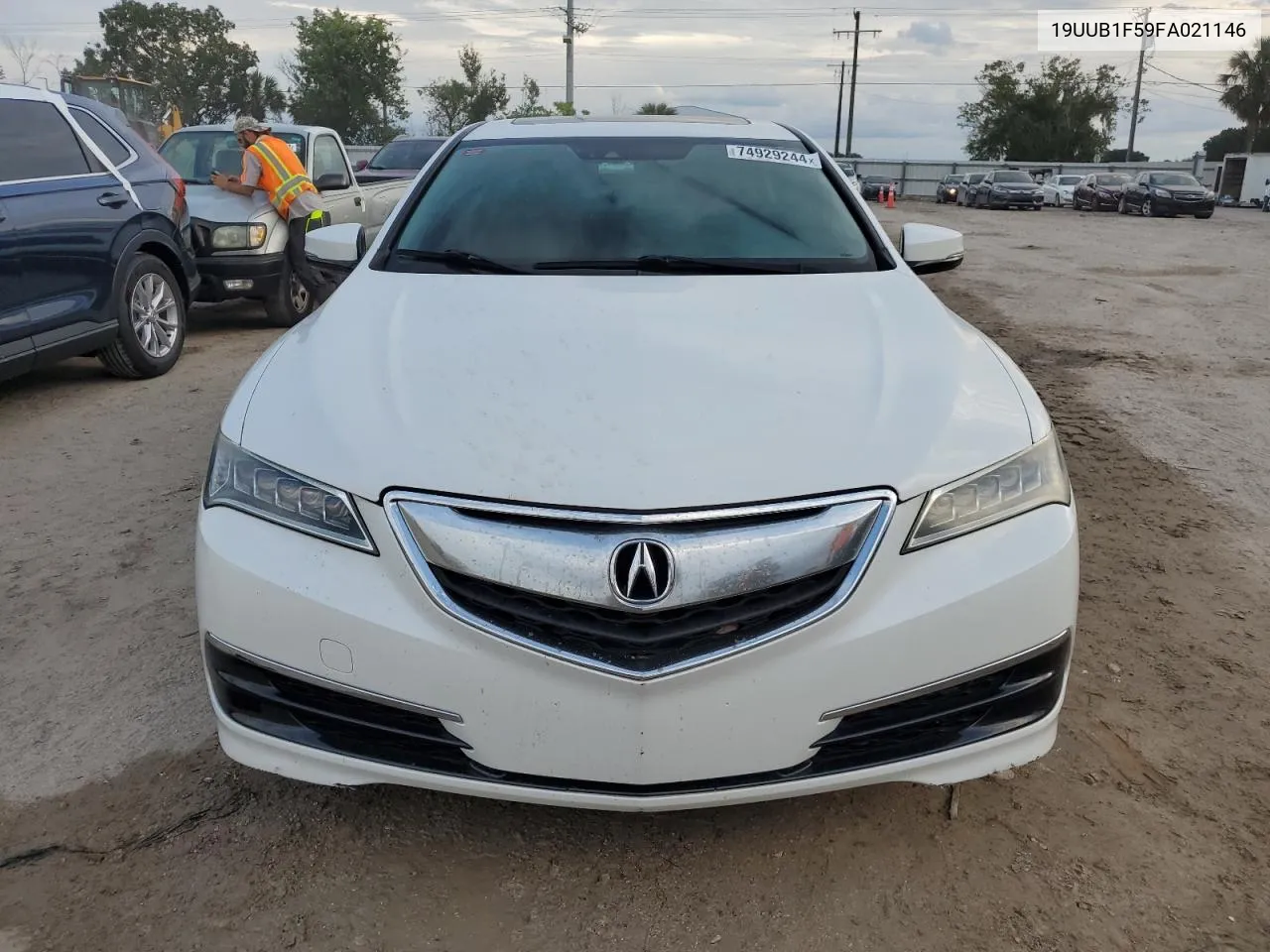 2015 Acura Tlx Tech VIN: 19UUB1F59FA021146 Lot: 74929244