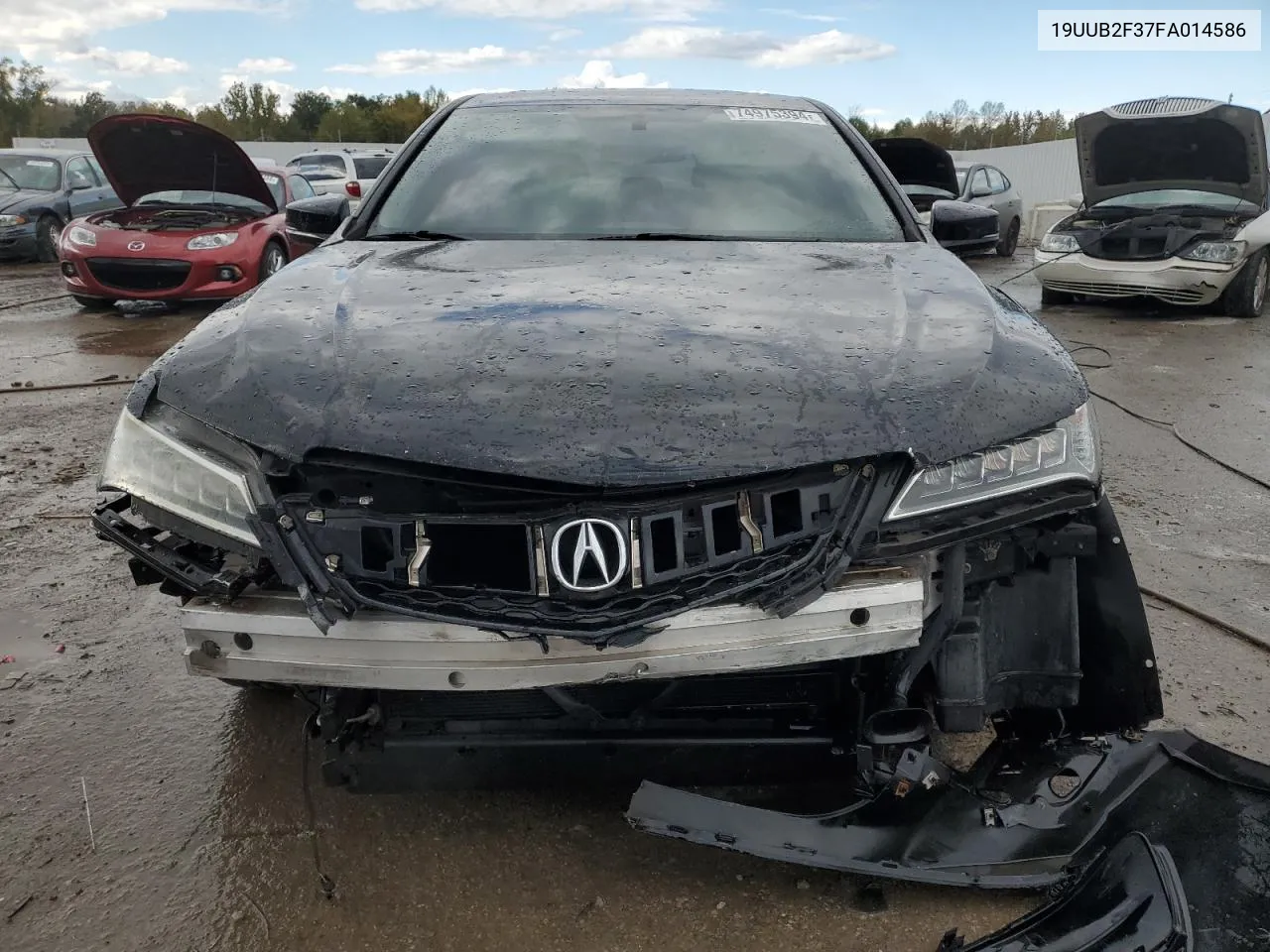 2015 Acura Tlx VIN: 19UUB2F37FA014586 Lot: 74975394