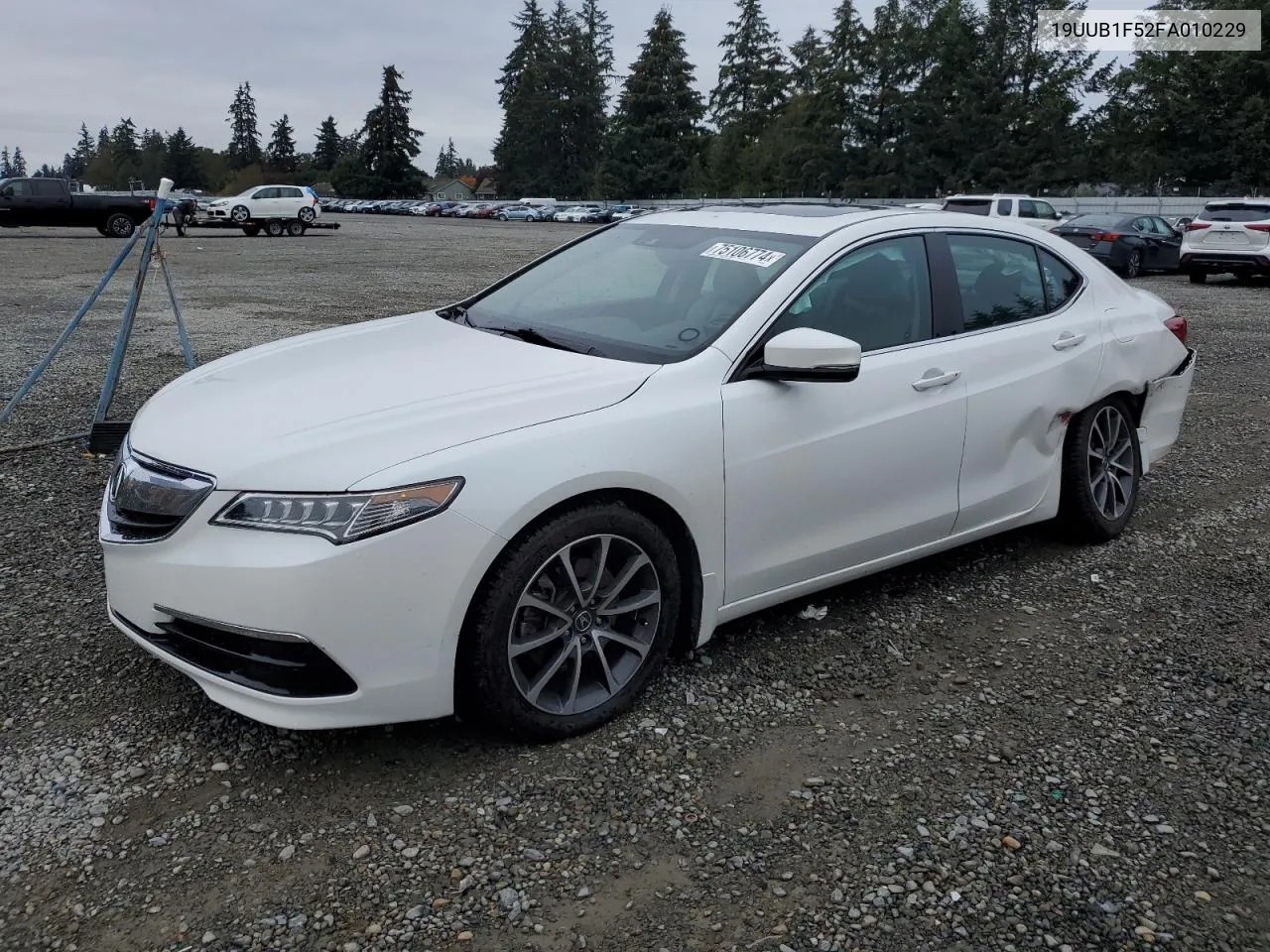 2015 Acura Tlx Tech VIN: 19UUB1F52FA010229 Lot: 75106774