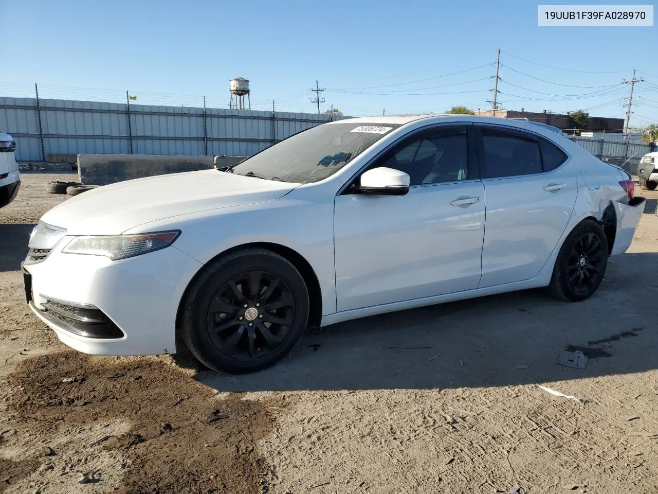 2015 Acura Tlx VIN: 19UUB1F39FA028970 Lot: 75306724