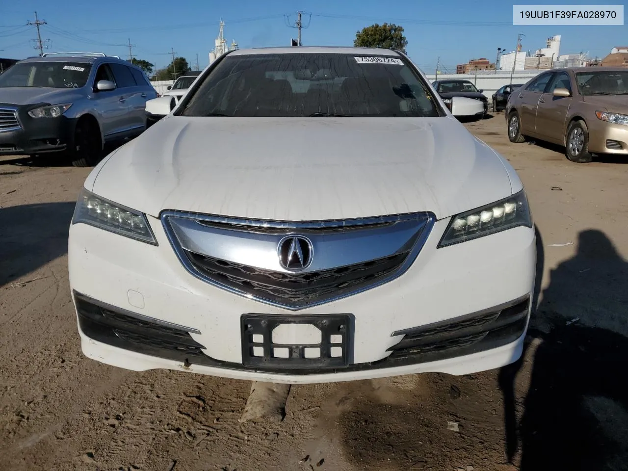 2015 Acura Tlx VIN: 19UUB1F39FA028970 Lot: 75306724