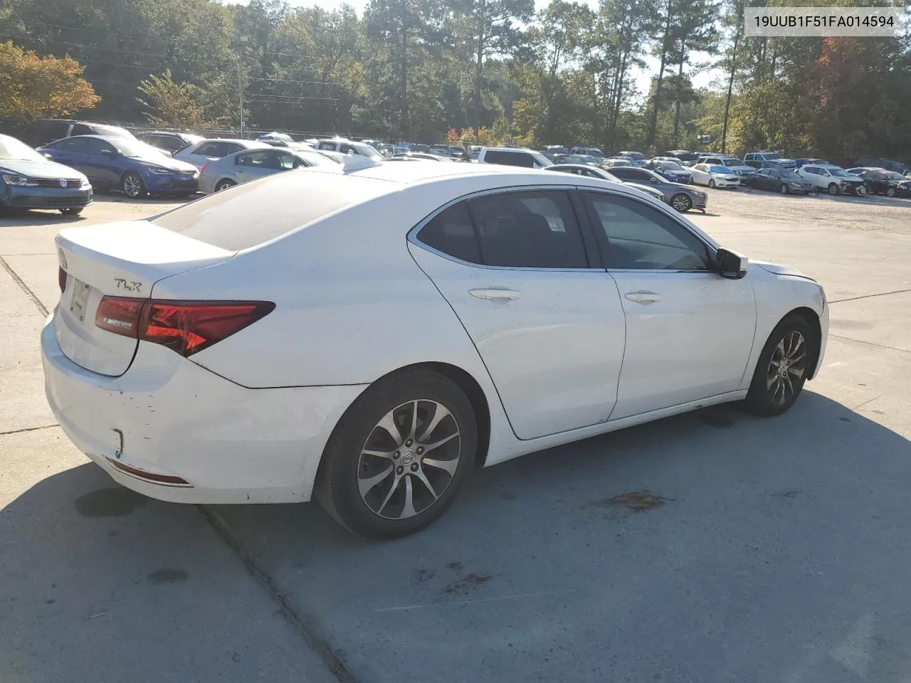 2015 Acura Tlx Tech VIN: 19UUB1F51FA014594 Lot: 76317494