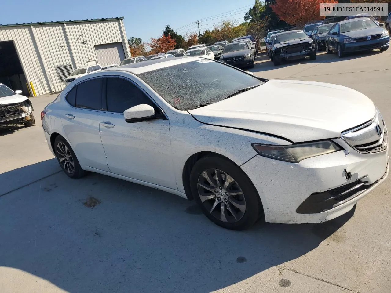 2015 Acura Tlx Tech VIN: 19UUB1F51FA014594 Lot: 76317494