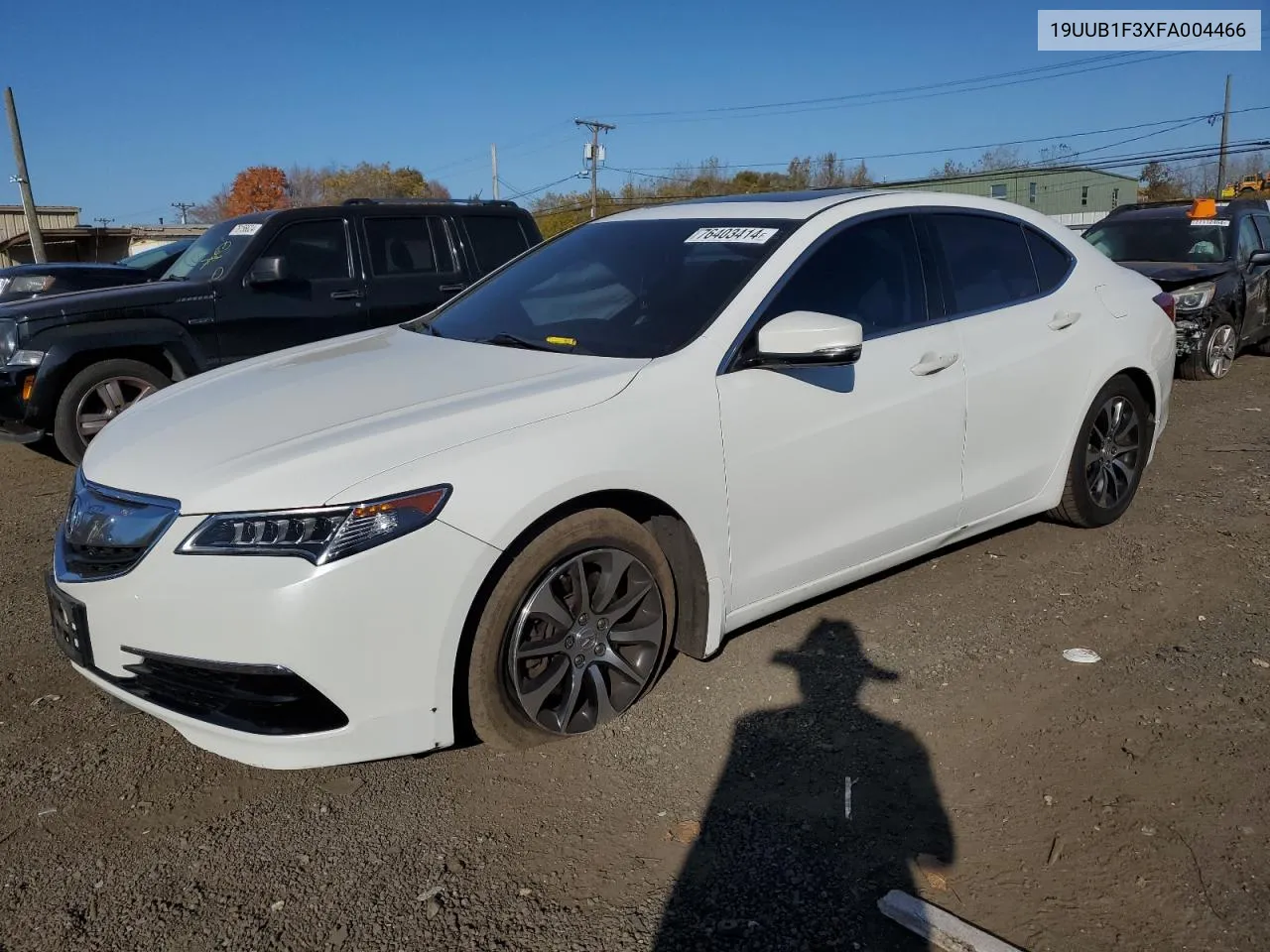 2015 Acura Tlx VIN: 19UUB1F3XFA004466 Lot: 76403414