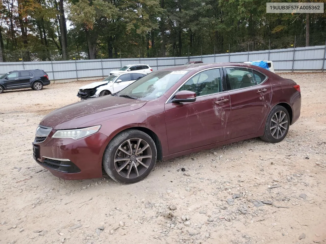 2015 Acura Tlx Tech VIN: 19UUB3F57FA005362 Lot: 76549524