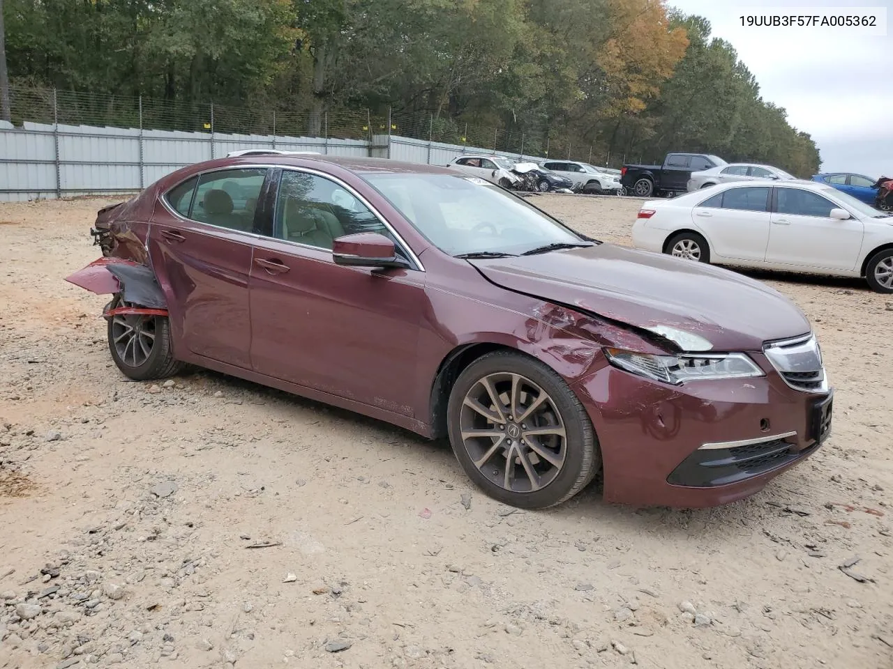 2015 Acura Tlx Tech VIN: 19UUB3F57FA005362 Lot: 76549524