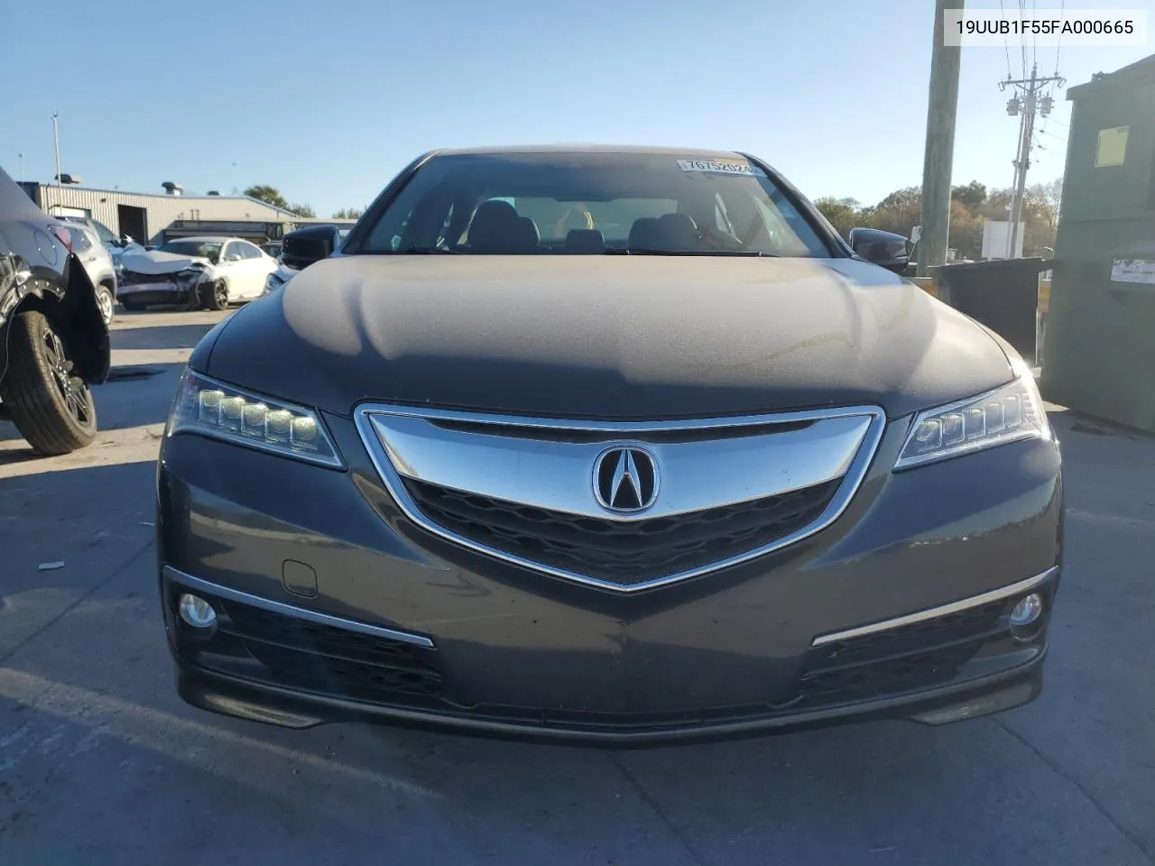 2015 Acura Tlx Tech VIN: 19UUB1F55FA000665 Lot: 76752024